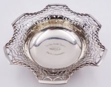 1920's silver footed bowl