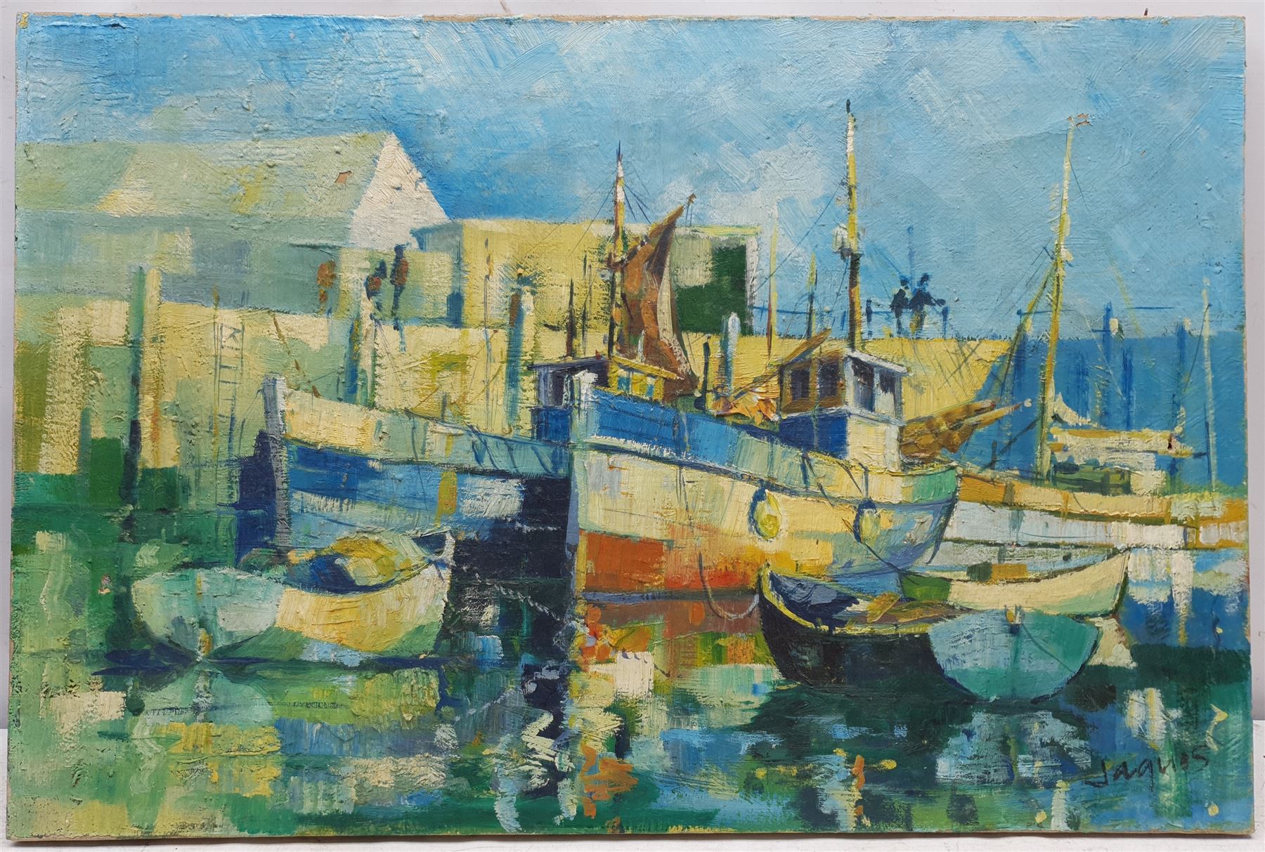 Jaques (Continental Contemporary): Boats in Harbour - Image 2 of 3