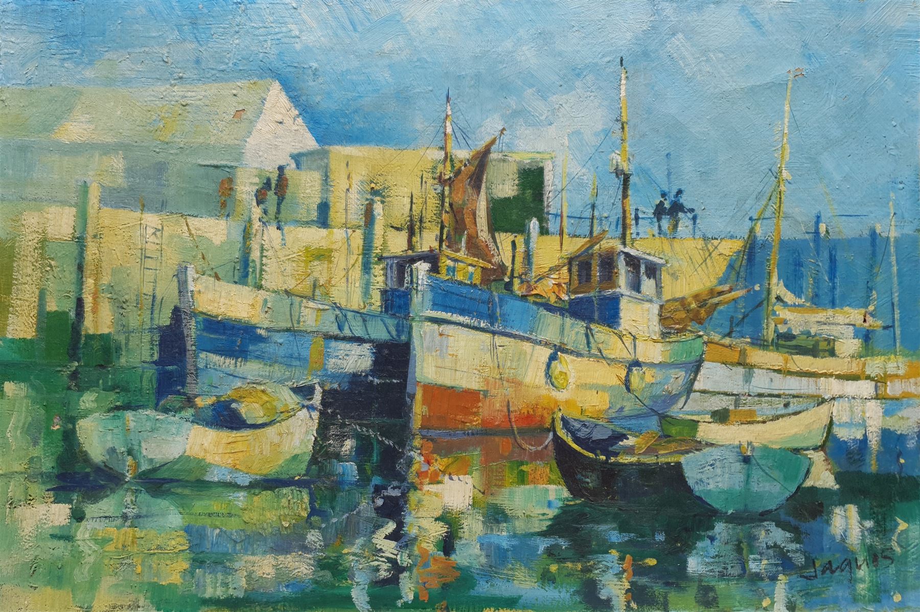 Jaques (Continental Contemporary): Boats in Harbour