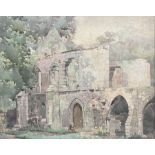 George Harrison (York 1882-1936): Taking a Break at the Abbey Ruins