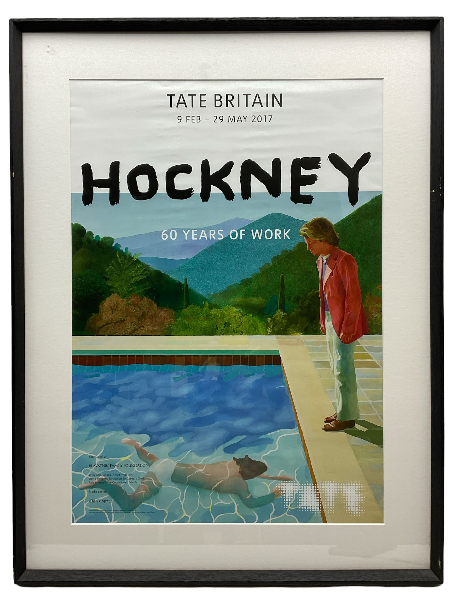 After David Hockney (British 1937-): 'Hockney - 60 Years of Work' - Tate Britain Exhibition Poster - Image 2 of 2