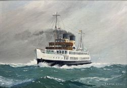 John Rohan Dominy (British 1926-): 'Caledonian Steam Packet Co TSS Duchess of Hamilton'