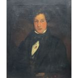 English School (Early 19th century): Half Length Portrait of a Regency Period Gentleman