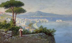 Maria Gianni (Italian 1873-1956): Bay of Naples