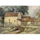 George Sykes (British 1863-1942): Country Cottage