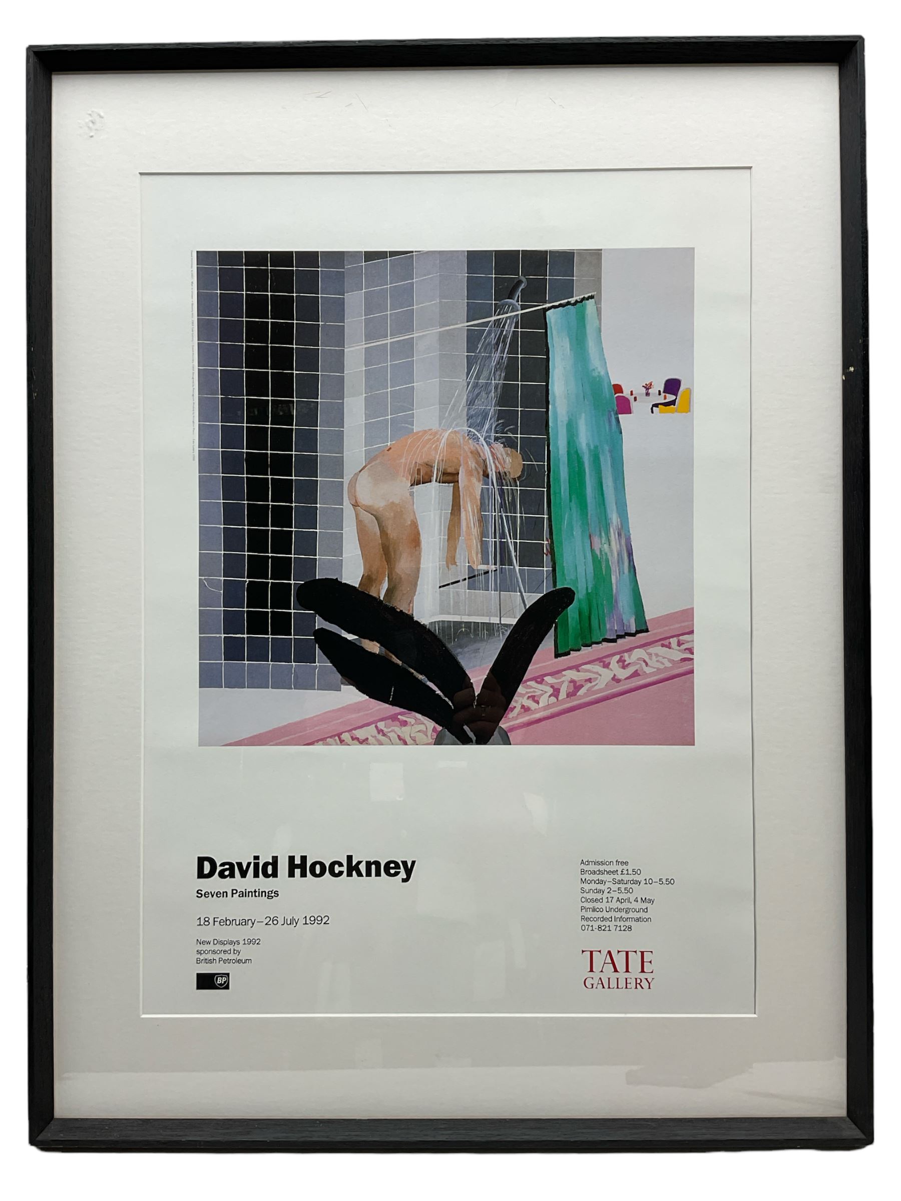 After David Hockney (British 1937-): 'David Hockney - Seven Paintings' - Tate Gallery Exhibition Pos - Image 2 of 2