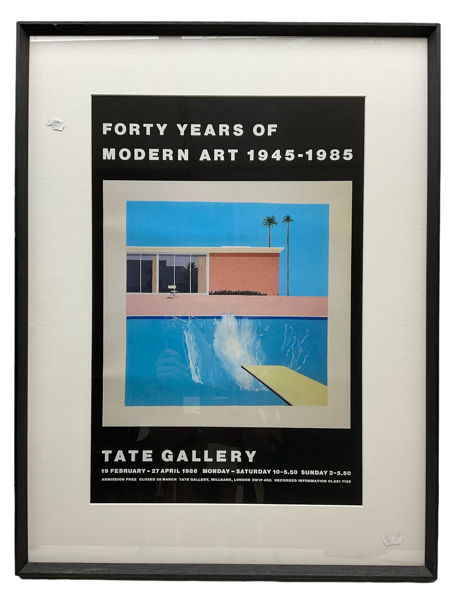 After David Hockney (British 1937-): 'Forty Years of Modern Art 1945-1985' - Tate Gallery Exhibition - Image 2 of 2