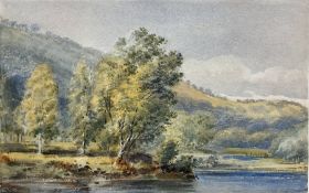 Thomas Miles Richardson Jnr (British 1813-1890): 'Children by a Lake