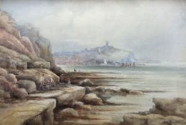 Mary E Jackson (neé Catton) (Student of Frederick William Booty (1840-1924)): Scarborough from Corne