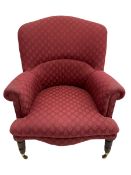 Peter Guild - Victorian style upholstered armchair