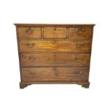 Early 19th century mahogany chest