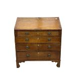 Georgian oak bureau