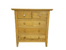 Light oak chest