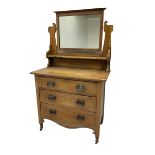 Arts & Crafts period oak dressing chest