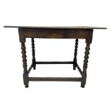 18th century oak table