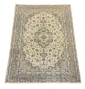 Large Persian Kashan carpet