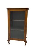 Small Edwardian walnut cabinet