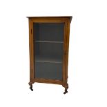 Small Edwardian walnut cabinet