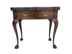 19th century mahogany side or tea table