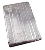 1940's silver cigarette case