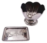 Edwardian silver footed dish