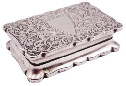 Early 20th century silver snuff box