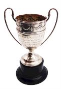 Small 1920's silver trophy cup