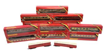 Hornby '00' gauge - eleven passenger coaches including LMS