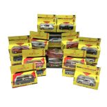 Seventeen Shell Sportscar Collection die-cast models including 1:24 scale Jaguar XJ220 by Maisto; an