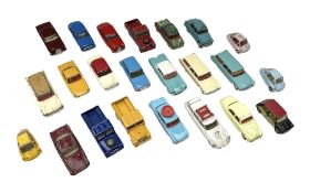 Corgi - twenty-three unboxed and playworn/repainted die-cast cars including three Heinkel bubble car