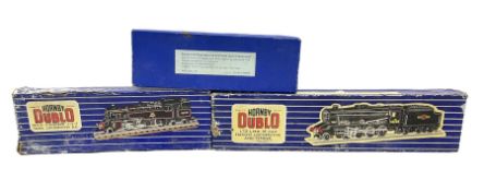 Hornby Dublo - three-rail Class 8F 2-8-0 Freight Locomotive No.48158; Class 4MT Standard 2-6-4 Tank