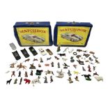 Unboxed and playworn die-cast models of TV/Film interest by Corgi including Green Hornets Black Beau