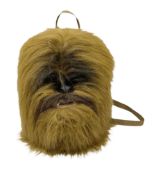 Star Wars - Chewbacca back-pack in the form of the Wookie's hairy head with single zipped compartmen