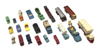 Budgie - five unboxed and playworn die-cast commercial vehicles comprising Scammell Scarab with BR S
