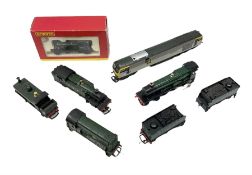 Hornby '00' gauge - diesel 0-4-0 shunting locomotive No.D2412; boxed; GWR 2-6-2 tank locomotive No.6