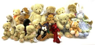 Eleven Russ teddy bears including Edward