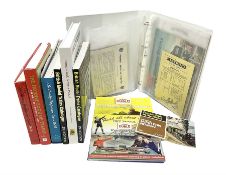 Hornby Dublo - loose leaf binder containing 1950s/60s ephemera including Rail Layout booklets