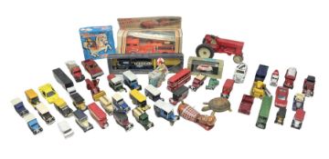 Battery Operated fire-engine; boxed; quantity of modern tin-plate toys; quantity of unboxed and play