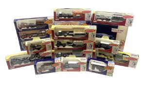 Seventeen modern die-cast models comprising six Lledo Showman's Collection including Burrell Showman