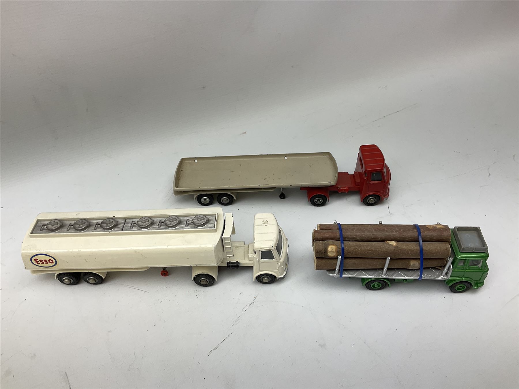 Dinky - ten unboxed and playworn/repainted large scale die-cast commercial vehicles comprising Frenc - Image 7 of 8