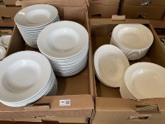 Quantity of bowls, shell bowls in three boxes- LOT SUBJECT TO VAT ON THE HAMMER PRICE - To be