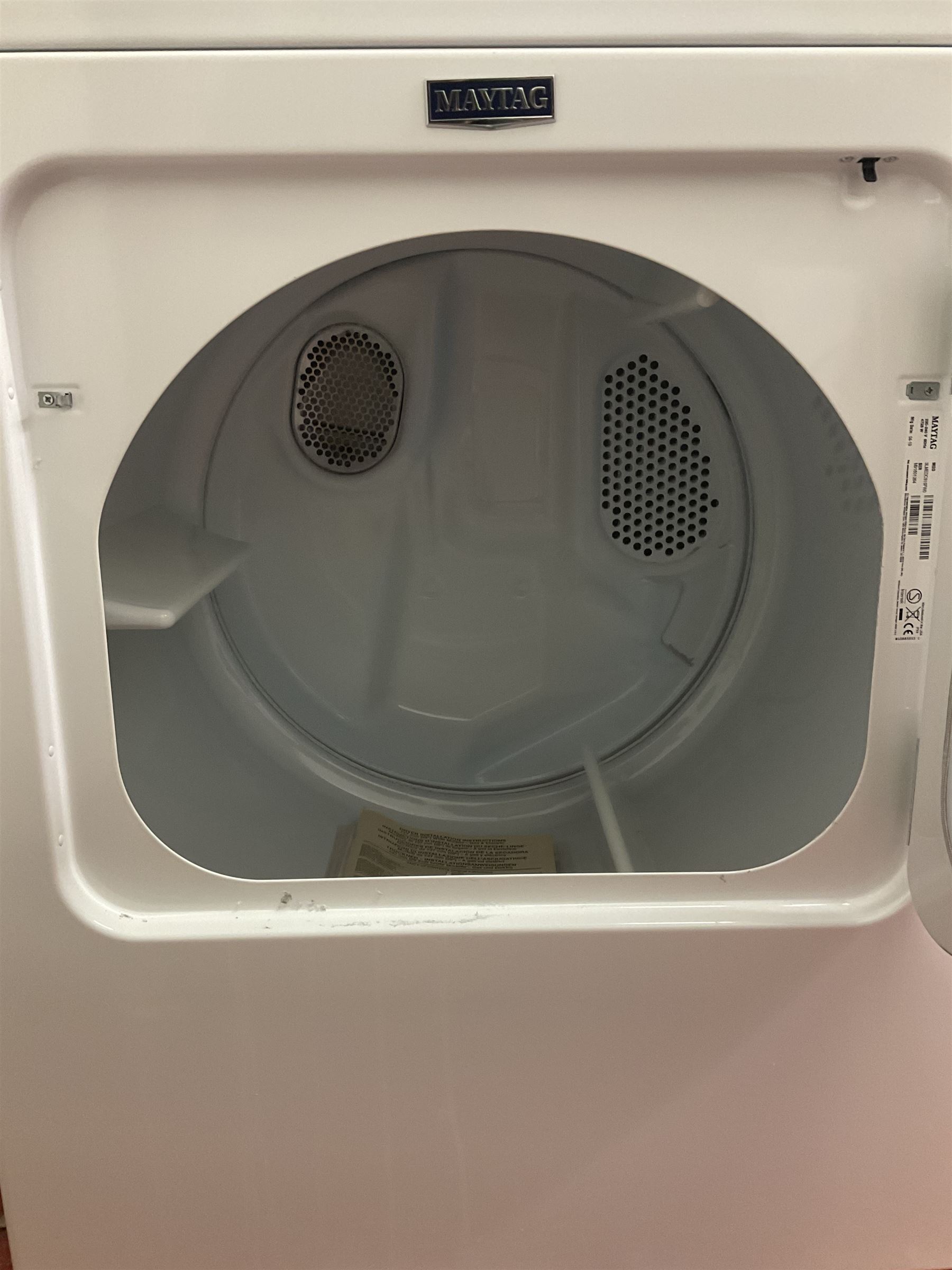 Maytag 3LMEDC315FWO tumble dryer- LOT SUBJECT TO VAT ON THE HAMMER PRICE - To be collected by - Image 2 of 3