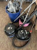 Two Henry, One Hetty Numatic vacuums with accessories- LOT SUBJECT TO VAT ON THE HAMMER PRICE - To