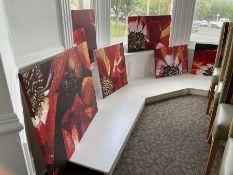 Quantity of floral decorative canvas prints and horse print- LOT SUBJECT TO VAT ON THE HAMMER