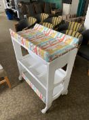 Baby changing trolley unit. ALL GOODS MUST BE REMOVED BY WEDNESDAY 15TH JUNE.