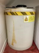 200 litre plastic chemical drum- LOT SUBJECT TO VAT ON THE HAMMER PRICE - To be collected by appoint