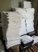 12 Queen sheets, 8 Queen duvets, 10 double duvets, duvets and pillow cases, 254 King duvets covers
