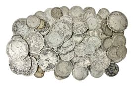 Approximately 370 grams of pre 1920 Great British silver coins