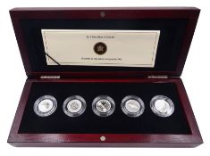 Royal Canadian Mint 2012 'Farewell Adieu' fine silver five coin set