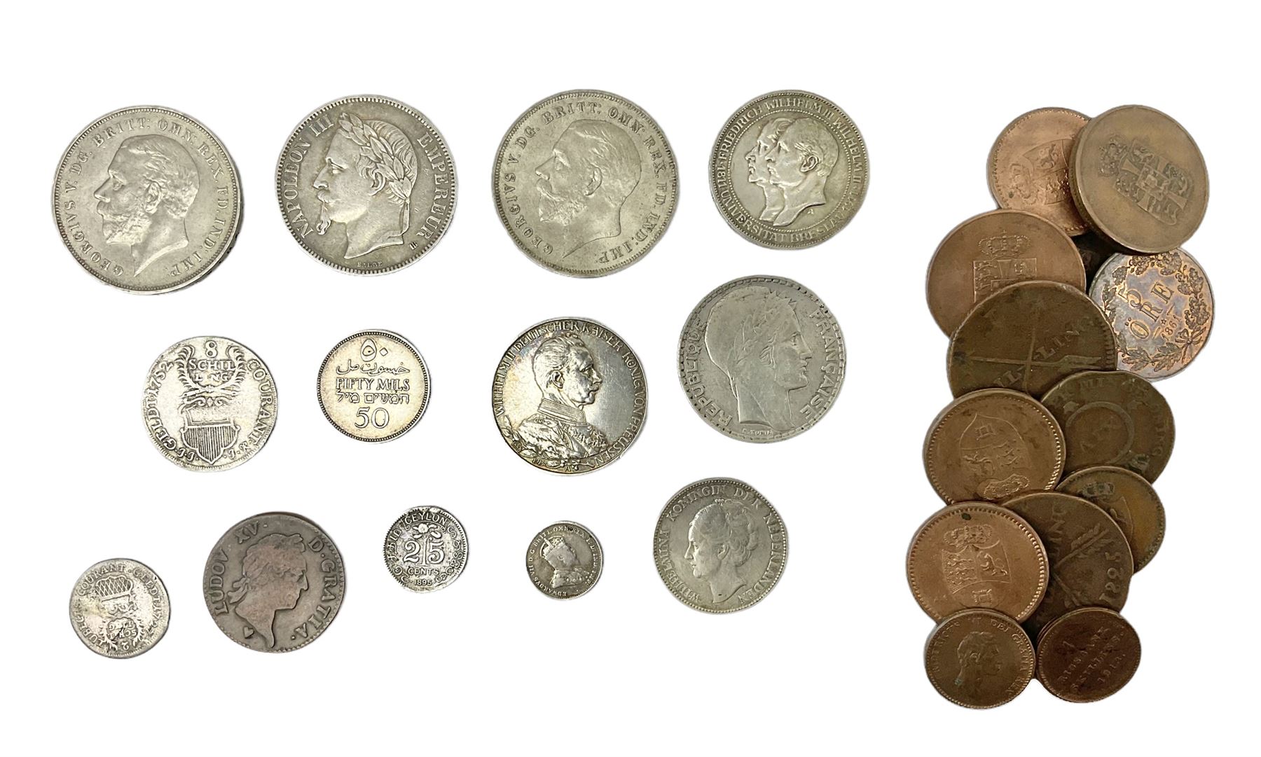 Great British and World coins and tokens
